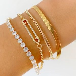 BNWOT Silver Evry Jewels Link Bracelet